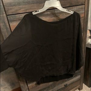 Black sheer Dolman Medium Fit Women’s